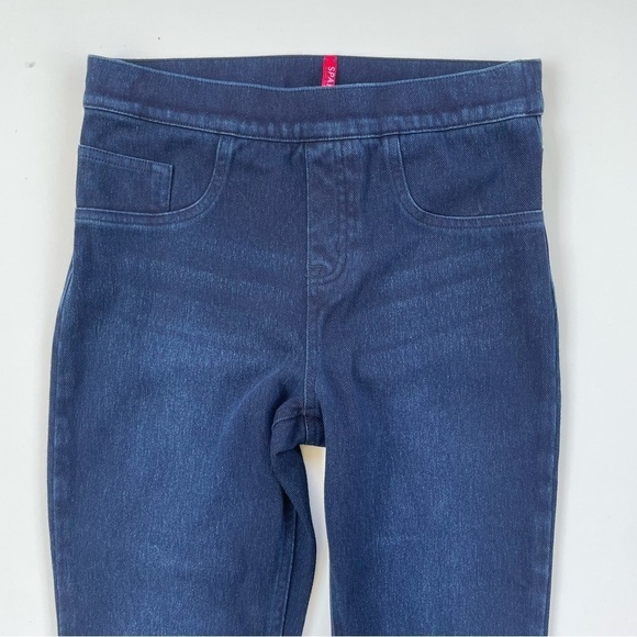 SPANX Women’s Blue Jean-ish Ankle Leggings in TWILIGHT RINSE Size Small - Picture 5 of 12